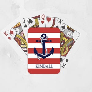 Personalized Poker Playing Cards, Monogram Playing Cards