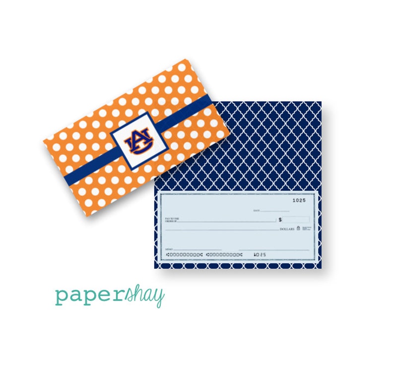 Farm House Vinyl Checkbook Cover Personalized