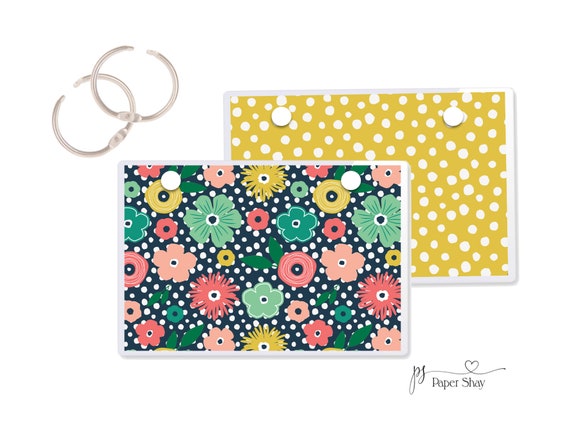 Index Card Binder, Flashcard Holder or Recipe Book, Laminated Note Card Binder, Blank Book, Floral PS13718 - Etsy Index Card Binder, Flashcard Holder or Recipe Book, Laminated Note Card Binder, Blank Book, Floral PS13718 - Etsy
