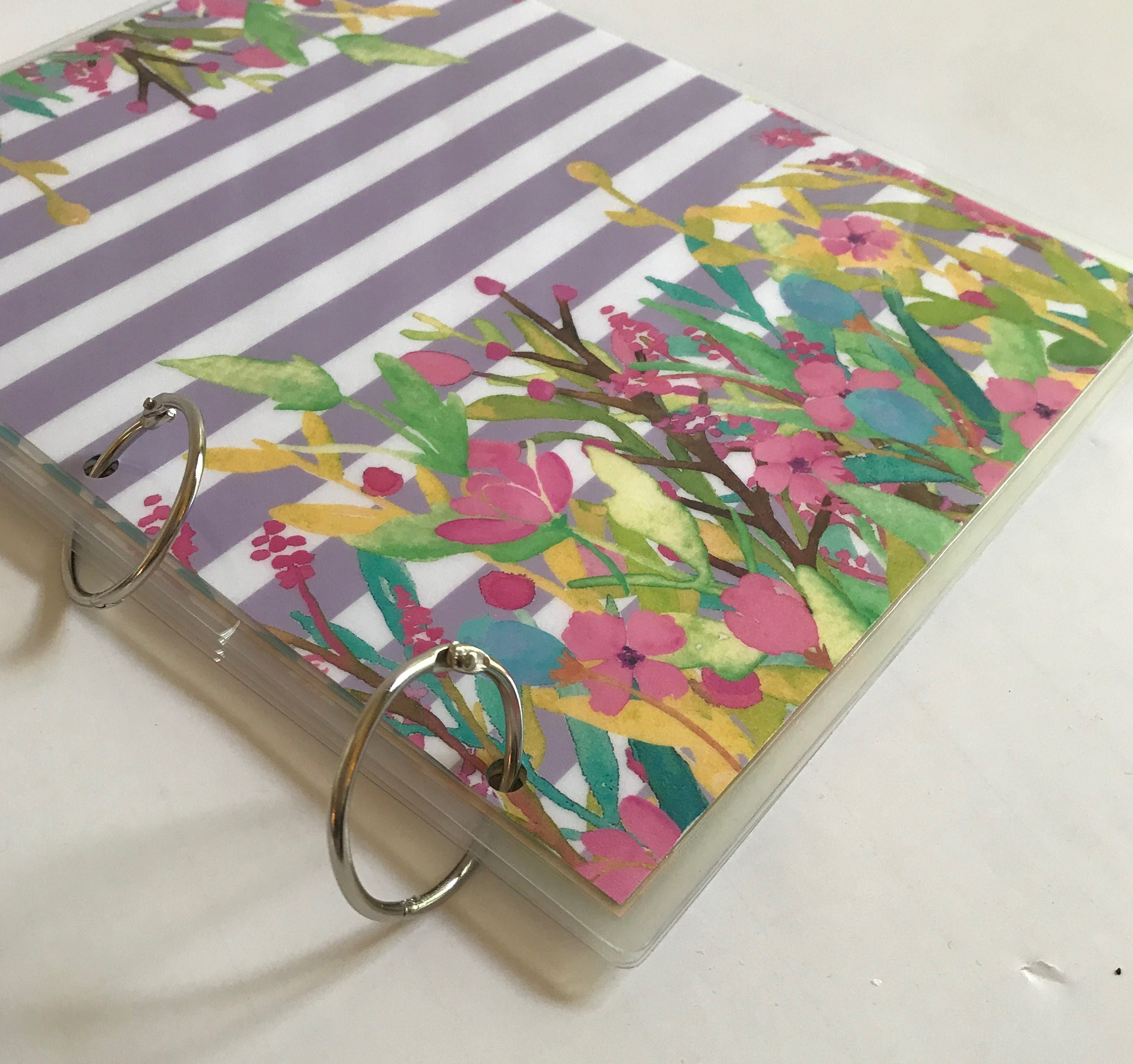 School Notebook or Loose Leaf Binder Bridal Binder Planner 3 | Etsy
