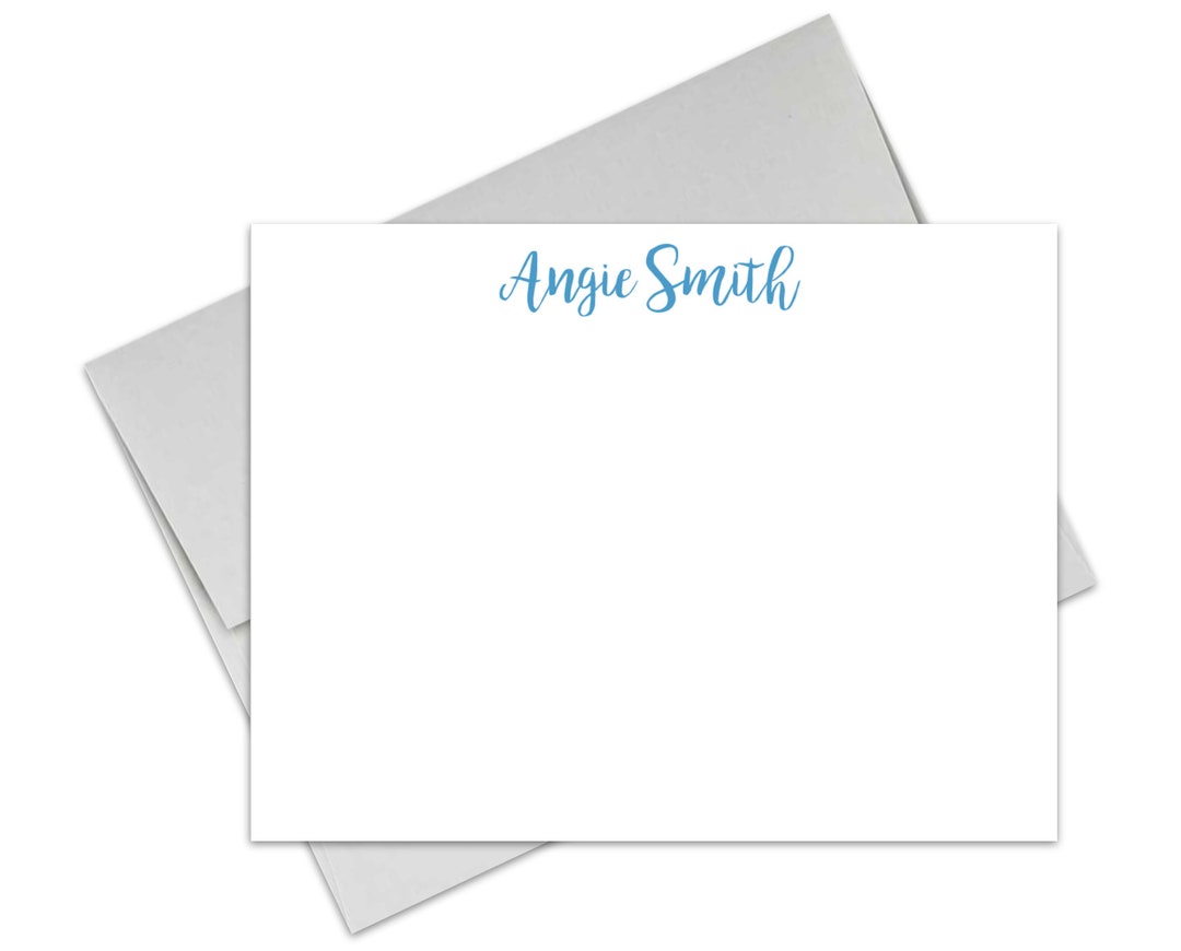 Personalized Name Note Cards, Thank You Cards, Thank You Notes ...