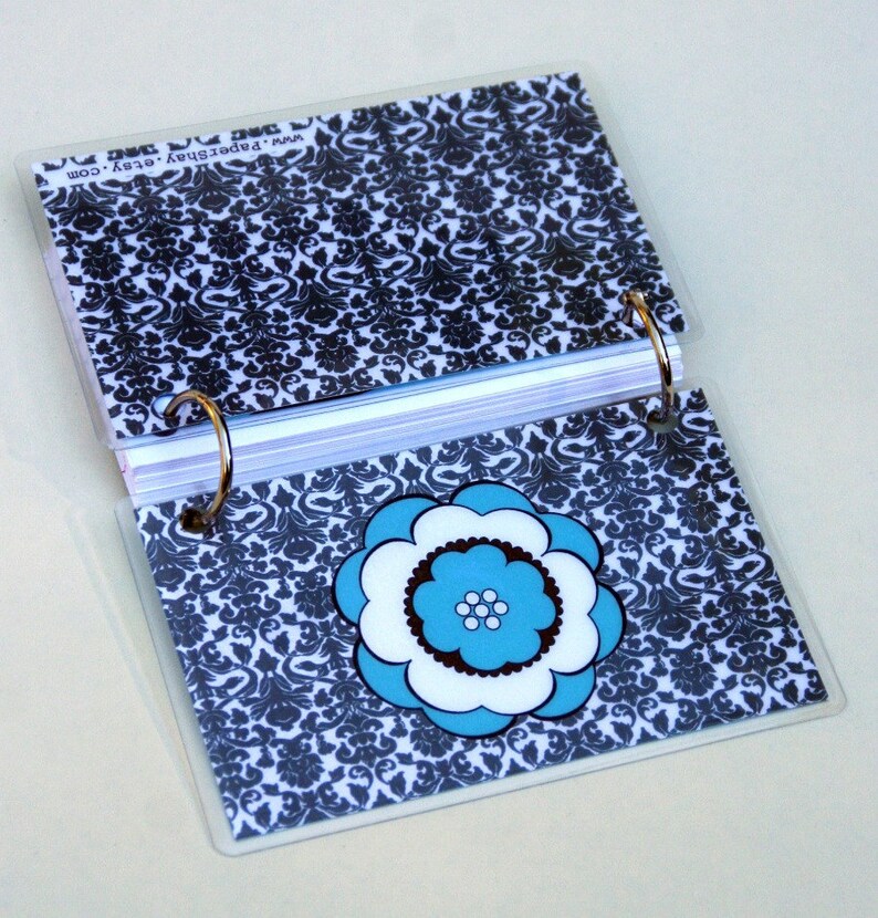 Index Card Binder Flashcard Holder or Recipe Book Laminated Etsy