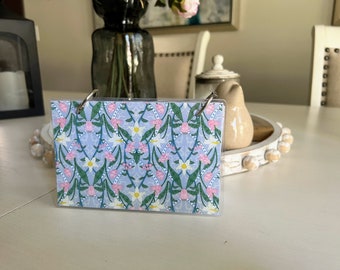 Floral Index Card Binder, Flashcard Holder or Recipe Binder, Laminated Note Card Binder, PS30210