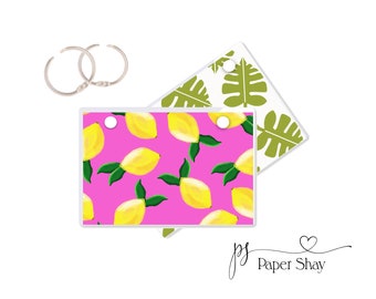 Index Card Binder, Flashcard Holder or Recipe Book, Laminated Note Card Binder, Blank Book, PS3006