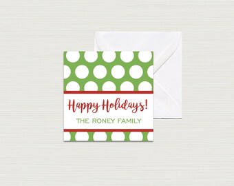 Christmas Enclosure Gift Cards, Gift Tags or Stickers, Holiday Cards