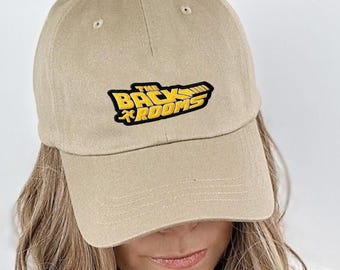 Liminal Space Embroidered Baseball Cap, Retro Horror Aesthetic Hat, Urban Streetwear Cap, Minimal Graphic Dad Hat, Unisex Trendy Gift