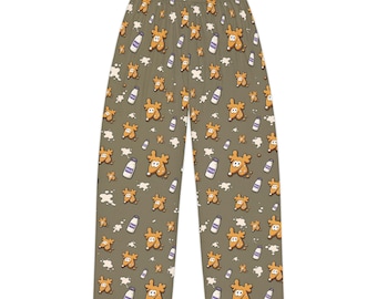 Cookie Doe Ice Cream Inspired Women's Pajama Pants (AOP)