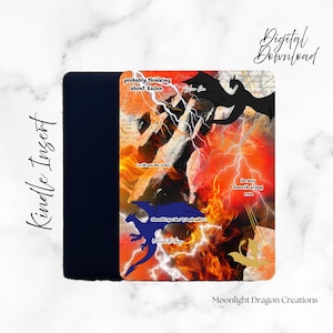 Fourth Wing Kindle Paperwhite Insert | Flame Edition | Empyrean-Inspired Design