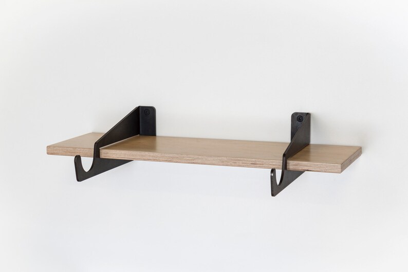 Minimalist Bicycle Bike Wall Hanger Mount Storage Bike Rack Black - Maple Ply