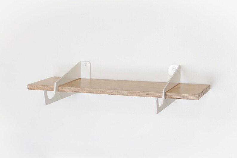 Minimalist Bicycle Bike Wall Hanger Mount Storage Bike Rack White - Maple Ply