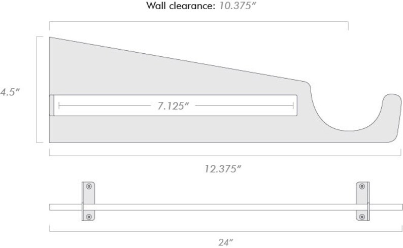 Minimalist Bicycle Bike Wall Hanger Mount Storage Bike Rack image 9