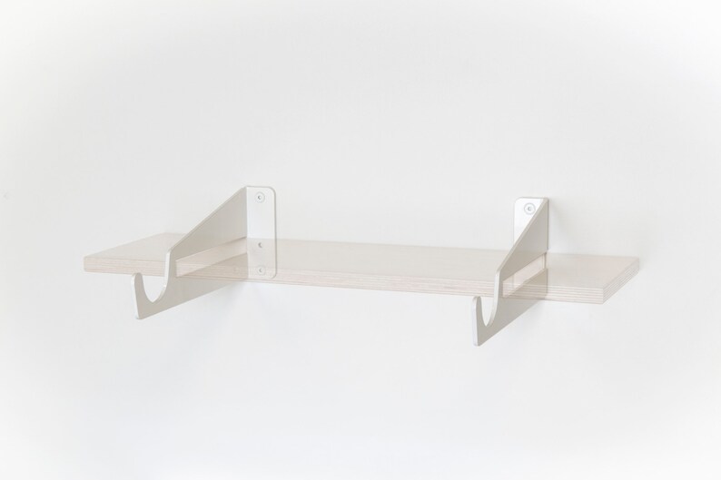 Minimalist Bicycle Bike Wall Hanger Mount Storage Bike Rack White - No Shelf