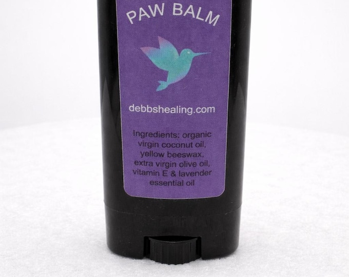 All Natural Pet Paw Balm .45 oz – Healing Protection for Dry, Cracked Paws, Safe for Dogs & Cats