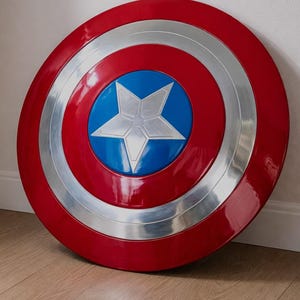Handmade Metal Captain America Shield
