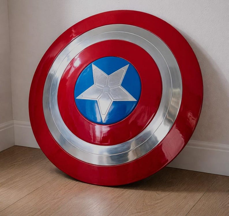 Handmade Metal Captain America Shield