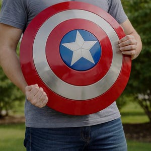 Round America shield cosplay