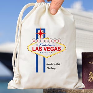 Personalized Las Vegas Hangover Kit Favor Bag, Bachelorette Party Bags, Welcome to Las Vegas, Vegas Theme Hangover Kit, Las Vegas Trip Bags