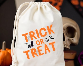 Custom Trick or Treat Halloween Party Favor Bag, Halloween Funny Birthday Gift Bags, Spooky Witch Hat and Broom, Magic Portion Favor Bags