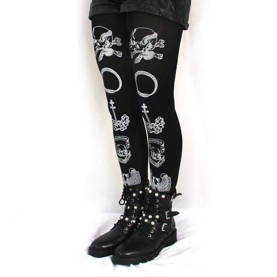 skull tights