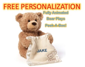 peek a boo bear personalized
