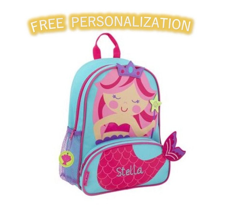 Personalized 3D Mermaid Backpack by Stephen Joseph