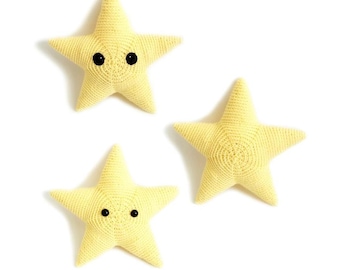 Crochet Star Pattern PDF, Amigurumi Star Plush Toy, Cute Nursery Decor Tutorial, DIY Crochet Baby Mobile, Digital Download