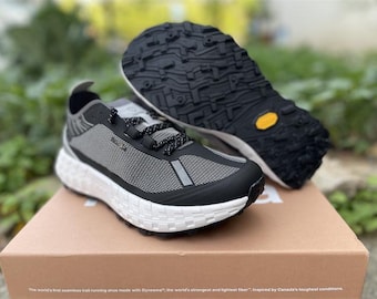 Norda 001 Trail Running Shoes, Stealth Grey Dyneema Kicks, Vibram Megagrip Sole