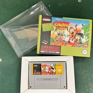 Goof Troop video Game for SNES Console 16bit Cartridge EUR PAL with Box