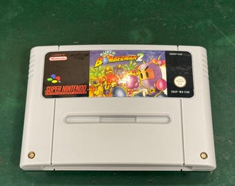 Super Bomberman 2 (SNES) Super Nintendo (PAL EUR) Solo tarjeta