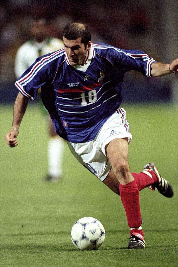 Zinedine Zidane France Poster 20x30 – World Cup Legend Wall Art