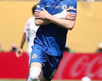 Cole Palmer Chelsea FC Poster – Fantasy Football Star Wall Art, No. 10 England Midfielder Print, Premier League Decor