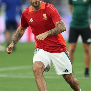 Dominik Szoboszlai Hungary Poster – Hungarian Soccer Star Wall Art, Euro 2024 Print, Football Captain Decor