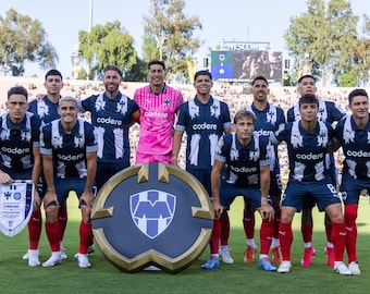 C.F. Monterrey Poster – Rayados Soccer Art Print | Mexican Football Wall Decor | Club de Fútbol Monterrey Gift