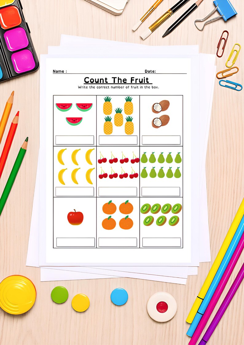 Kindergarten Math Worksheets | 10 Printable Early Learning Activities ...