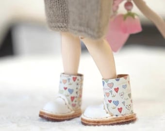 Handmade Leather Boots for Blythe Doll – Shorts & Boots Outfit OB22/OB24