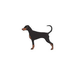 Mini Dobermann embroidery design, Machine embroidery designs, Embroidery pattern, Embroidery file, embroidery pattern, Dog lover embroidery