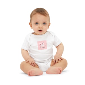 Adorable Baby Bodysuit: Soft Airlume Cotton Infant Onesie