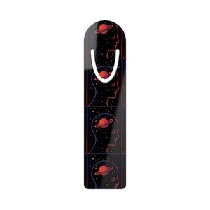 Cosmic Space Bookmark: Aluminum Astronomy Book Lover Gift