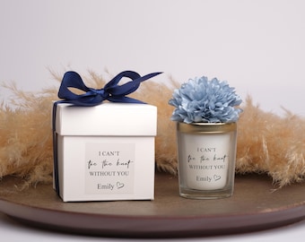 Bridesmaid Proposal Candle Set – Personalized Mini Candles for Bridal Party, Maid of Honor, Matron of Honor, and Flower Girl Gifts