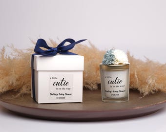 Baby Shower Mini Candle Favors, Personalized Candle Favors For Baby Shower, Candle Favors For Birthday Party, Baby Birthday Candle Favors