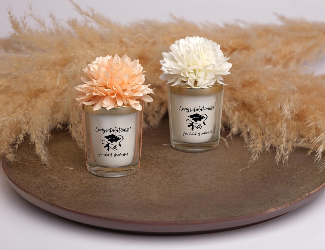Custom Graduation Candle Gifts, Affordable Graduation Favors ...