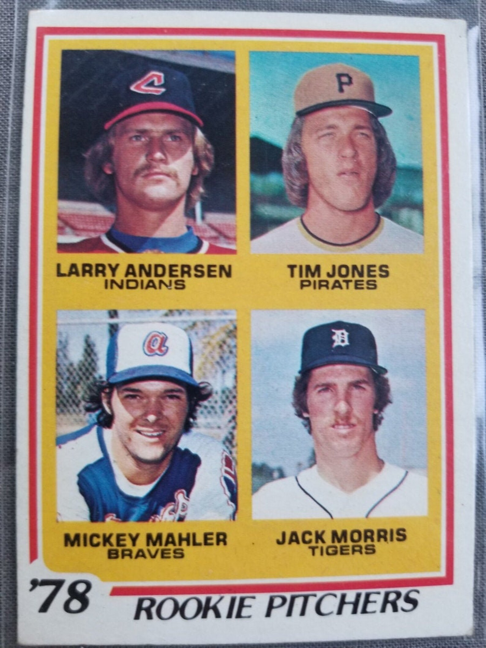 JACK MORRIS Rookie Card Circa 1978 703 Rookie Pitchers Larry Etsy