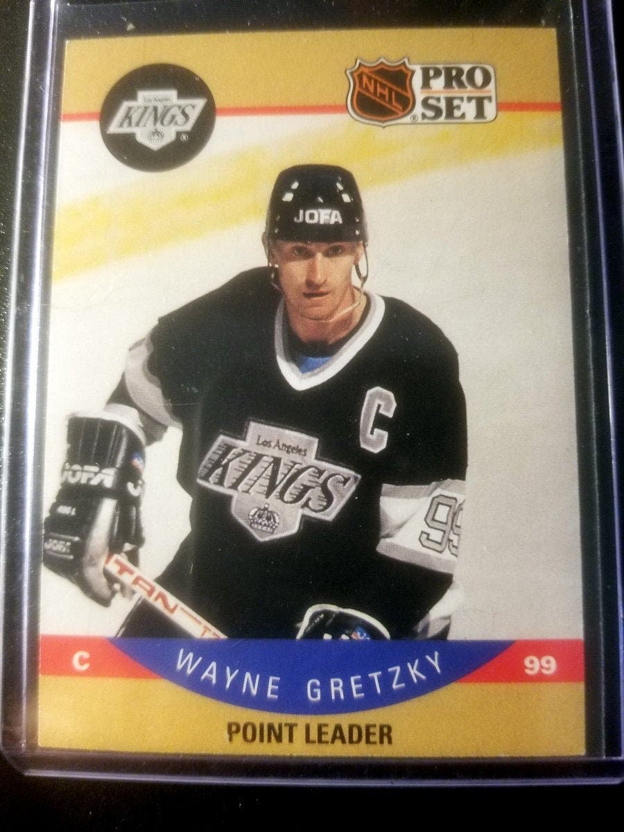 WAYNE GRETZKY L A Kings Pro Set N H L Hall of Game Point 