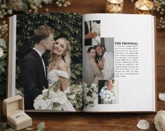 Customizable Wedding Magazine Template | 118 Pages Editable Canva Program | Wedding Itinerary | Digital Download