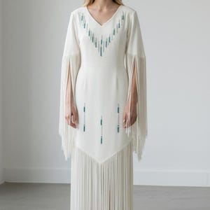 native outsider white long sleeve dress Anais Dress