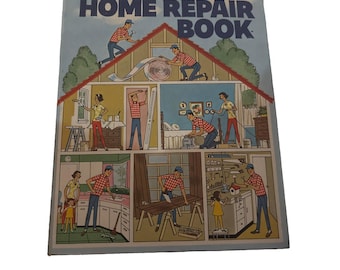 Vintage The Complete Family Home Repair Book Curtin Publications 1972 USA Binder