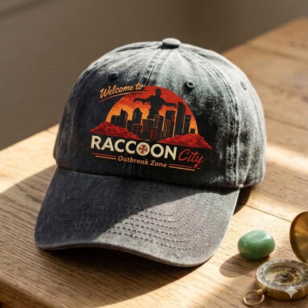 Resident Evil Rpd Cap Embroidered Vintage Resident Evil Hat, Umbrella Corps Horror Cap, RPD ...