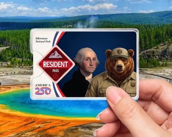 National Park Pass Sleeve Customer, America The Pass Card Cover, Anti trump