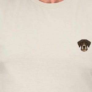 Camiseta de Braco Alemán, camiseta GSP, camiseta minimalista