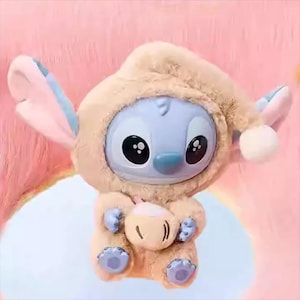 Stich Essen Etwas Vor dem Schlafen Serie Plüsch Blind Box Vinyl Spielzeug Nette Puppe Mystery Box Tasche Anhänger Dekor Geschenk